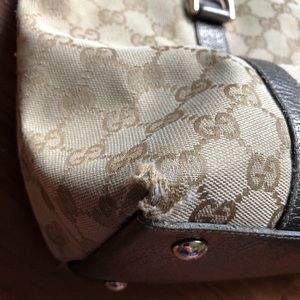 Gucci GG canvas shoulder bag